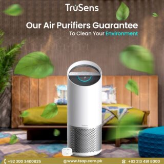 Do we realize how significantly our health is impacted by our surroundings and how threatening it can become if we don’t take measures to maintain its cleanliness and freshness? Continuous purification from dust particles, bacteria, viruses, and other pollutants is the need of time and we are here to make this possible. Our TruSens Air Purifiers with DuPont filtration and UV light technology guarantees to clean your environment from all sorts of health-threatening intruders making life healthier and more convenient. 
Order yours now: www.tsap.com.pk