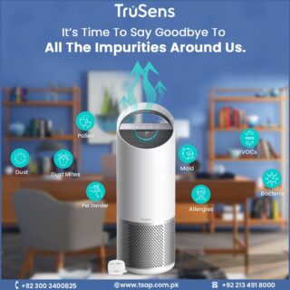 It’s time to say goodbye to all the impurities around us. Our TruSens air purifier is totally prepared to get rid of all sorts of germs, dust particles, odors, and other pollutants which now have penetrated into our daily lives affecting our health and productivity in the long run. 
.
.
Order now: www.tsap.com