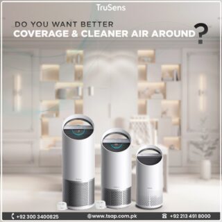 Do you want better coverage and cleaner air around? 
The combo of SensorPod and Adaptive technology in TruSens provides you with impressive results as compared to other purifiers. Plus, you can smartly access it from anywhere via the TruSens application. So, get your hands on our purifiers and breathe cleaner air.
To order, visit us at: https://www.tsap.com.pk/product-category/air-purifiers
For information click here TruSens
#tsap #trusens #airpurifier #leddisplay #keepalert #behealthy #breathefresh